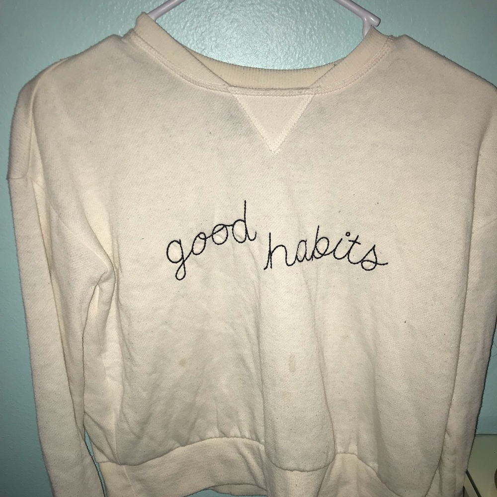 Wet Seal white sweatshirt